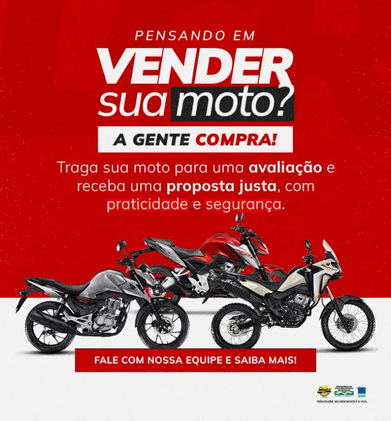 Banner Quer Vender Sua Moto LCR Honda