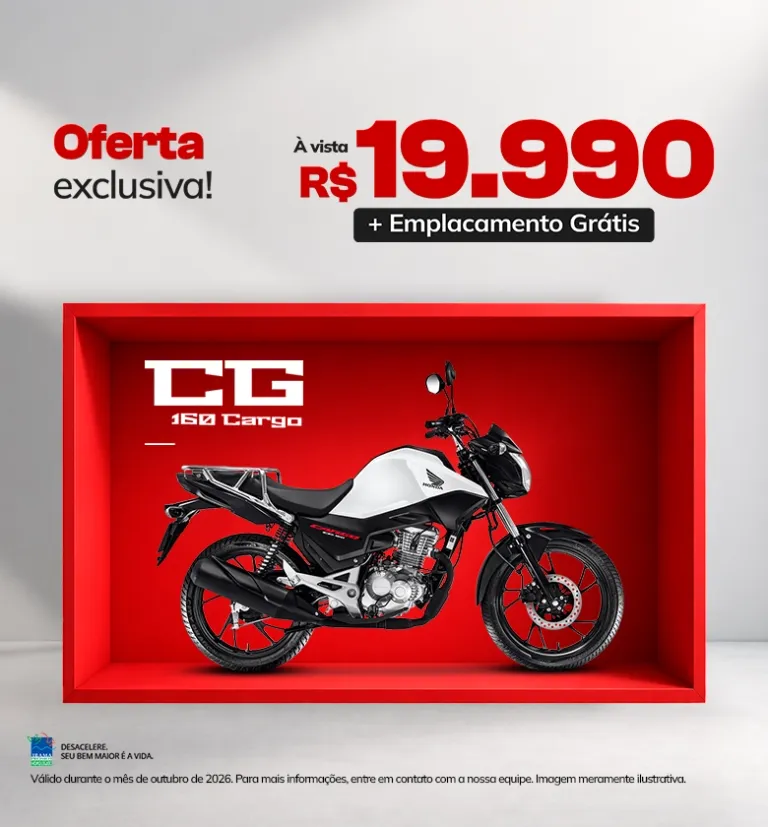 Banner CG 160 Cargo LCR Motos Honda