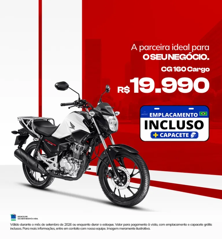 Banner CG 160 Cargo LCR Motos Honda