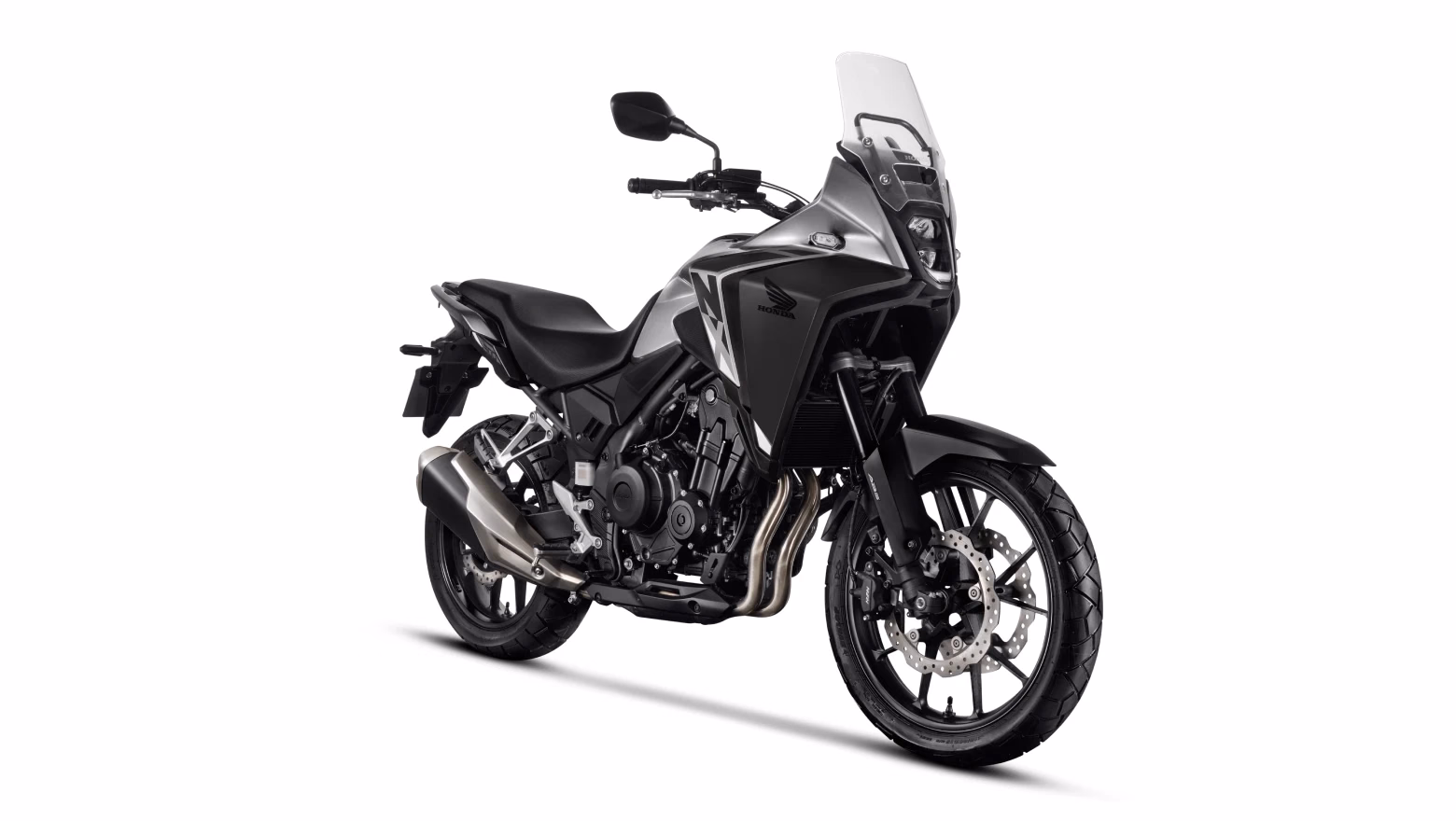 Moto Honda Nx 500 Galeria Diagonal Direita Dianteira Prata - 17 de 17